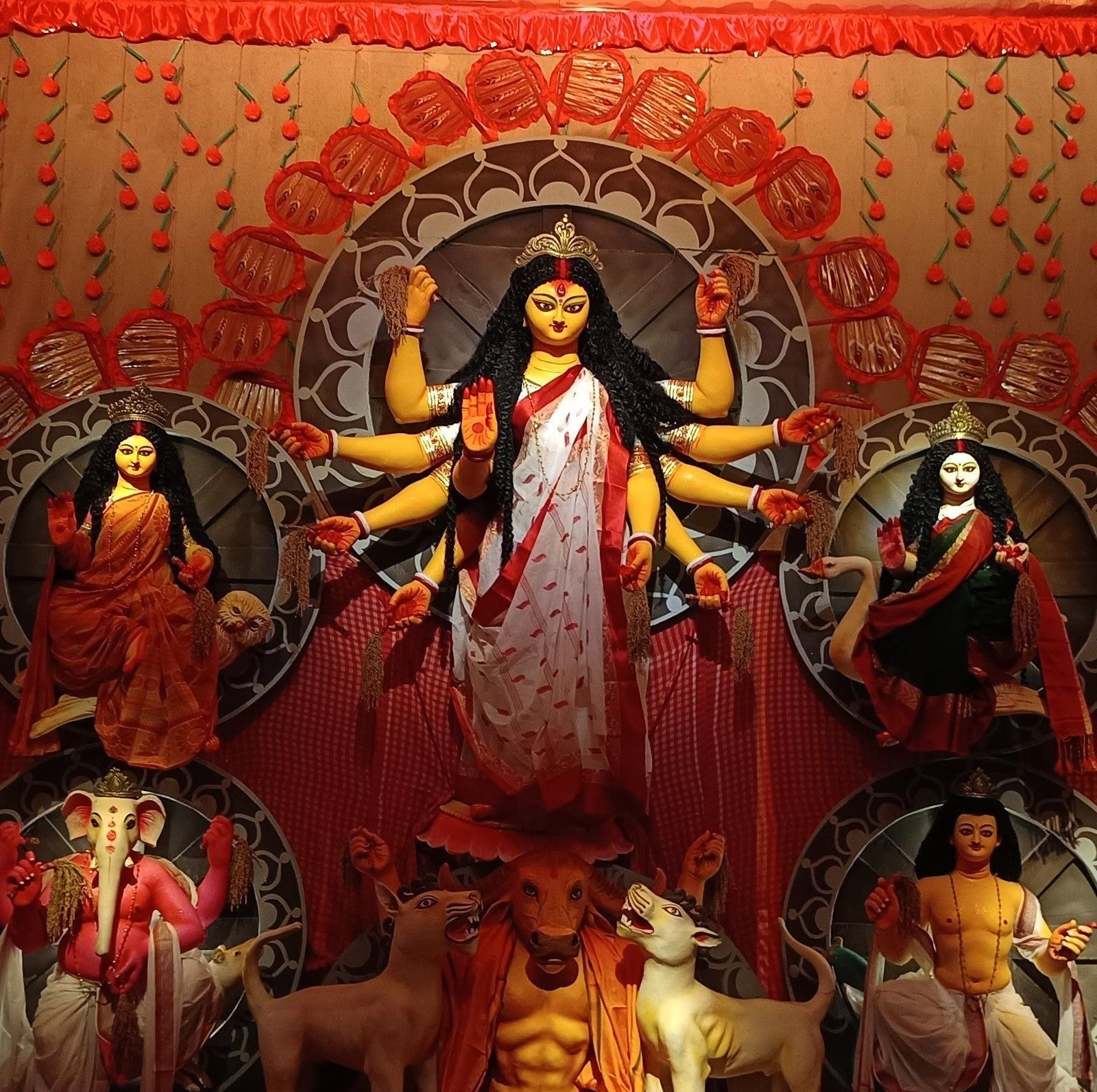 Central Colony Durga Puja Logo